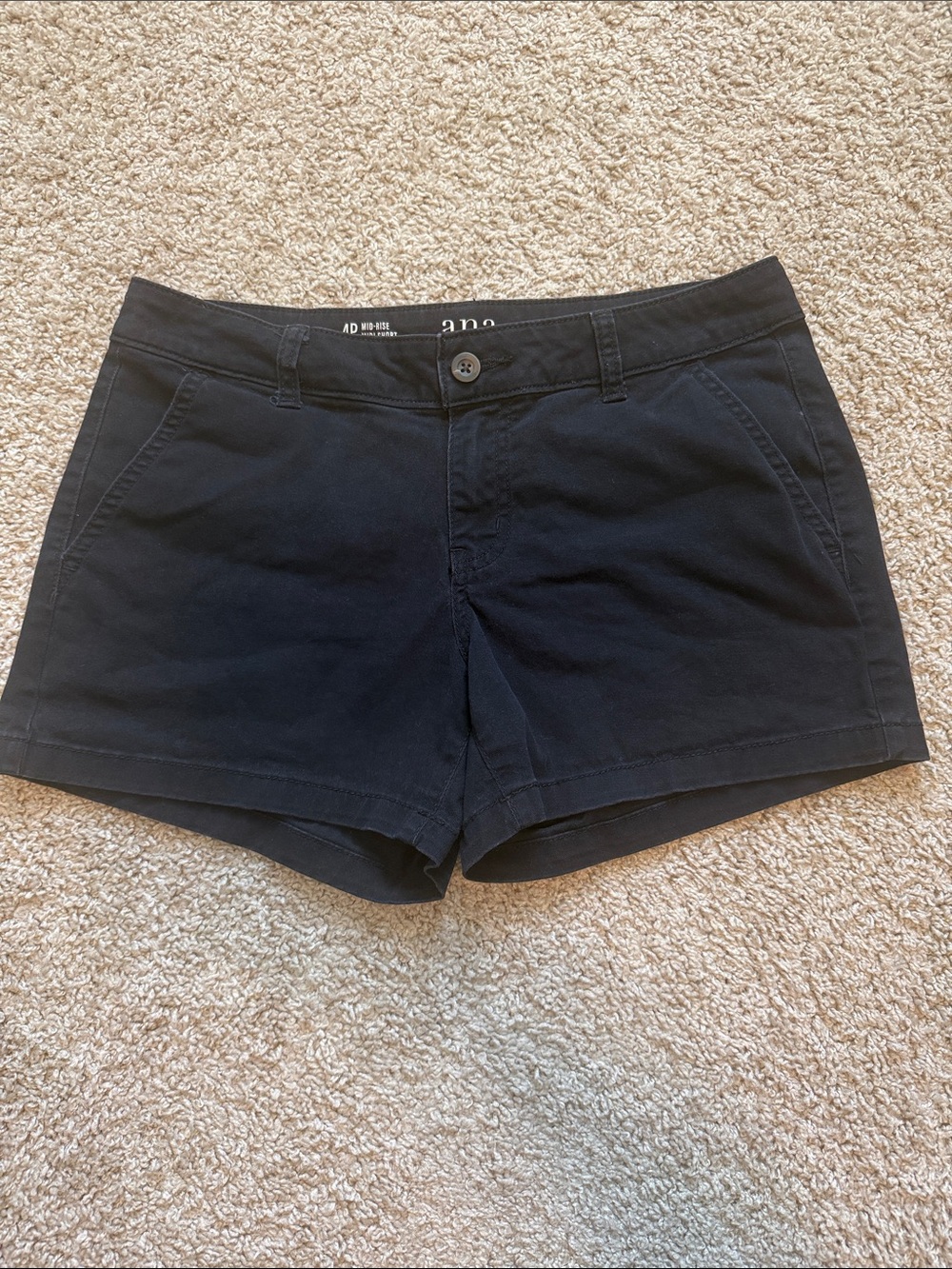 a.n.a Women's Black Casual Bermuda Shorts